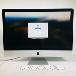 動作確認済み iMac Retina 5K 27インチ (Mid 2020) Core i5 3.3GHz/16GB/SSD 512GB MXWU2J/A