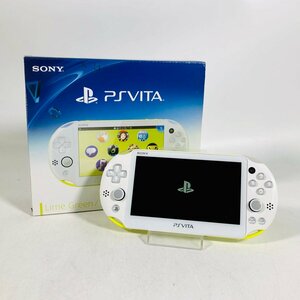 中古 PlayStation Vita Wi‐Fiモデル ライムグリーン ホワイト PCH-2000