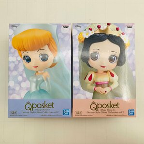 新品未開封 Qposket Disney Characters Dreamy Style Glitter Collection vol.2 シンデレラ 白雪姫 2種セットの画像1