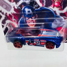 新品未開封 マテル HOT WHEELS ホットウィール AVENGERS アベンジャーズ アイアンマン キャプテン アメリカ 2種セット_画像2