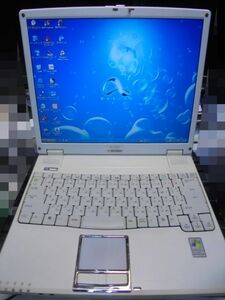 Sharp Mebius PC-CL1-5CE 14,1 дюйма Old Notebook / Windows XP Windows Me Dual Boot / Operate Настройка A