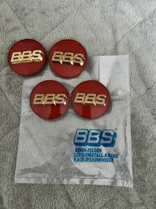 送料無料！BBS センターキャップ レッド 70mm 4個セット