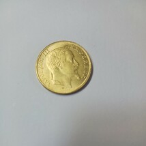 フランス 硬貨 古銭 ナポレオン三世 1859年 レジオンドヌール勲章 月桂樹 鷲 盾 コイン 直径:約27mm 重量:約11.5g_画像2