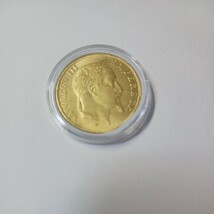 フランス 硬貨 古銭 ナポレオン三世 1859年 レジオンドヌール勲章 月桂樹 鷲 盾 コイン 直径:約27mm 重量:約11.5g_画像6