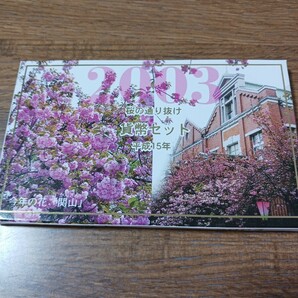 桜の通り抜け記念 貨幣セット 平成15年（今年の表紙のデザイン=関山かんざん）の画像1