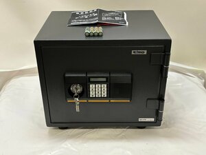 [ breaking the seal goods ]e-ko- small size fire-proof safe BES-9PK [2023 year made numeric keypad type + cylinder type ](12)