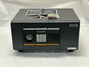 [ rental back goods ]e-ko- small size fire-proof safe BES-2PK [2022 year made numeric keypad + cylinder type ](1)