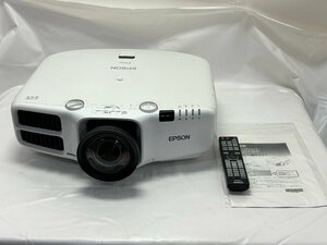 【中古】EPSON EB-G6770WU　WUXGA（1280×1200）使用時間：71/0H　単焦点オプションレンズ （ELPLU01）装着 済 リモコン付き 6000lm