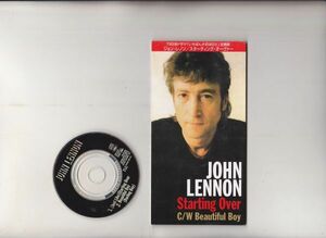 【国内盤】John Lennon Starting Over 8cm CD TODP-2544