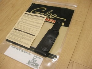 新品 実物 GALCO Tie Down Set ショルダー ホルスター 用 サイド ストラップ　ブラック 本革製 ガルコ