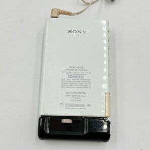 4AC003 SONY ソニー ヘッドホンステレオ WALKMAN ウォークマン WM-609 ソフトケース付きの画像7