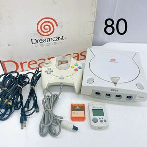 4AD006 SEGA セガ DREAM CAST HKT-3000 ドリームキャスト 元箱付き レトロゲーム 現状品 通電ok 動作未確認の画像1