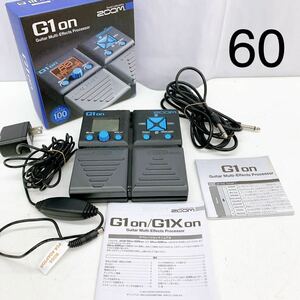 4AA032 ZOOM G1on Guitar Multi Effects ズーム ギター マルチエフェクター 中古 現状品 通電ok 動作未確認