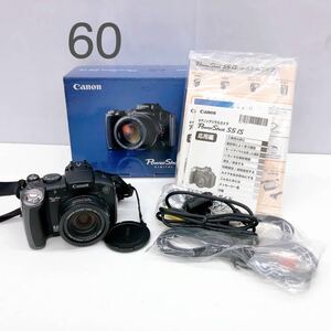 4AD123 Canon PowerShot S5IS デジカメ デジタルカメラ PC1234 箱 アダプター付属 現状品　