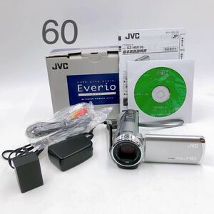 4AB079 JVCケンウッド ハンディカム デジタルビデオカメラ GZ-HM199-S 備品/説明書/箱付き　動作品　現状品