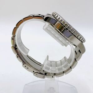 4AA011 SEIKO セイコー 腕時計 7T62-0CV0 ブラック文字盤 クロノグラフ 100M 3針 デイト メンズ クォーツ QZ ベルトジャンク 中古 現状品の画像4