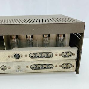 4AD093【動作品】TRIO トリオ W-46K 真空管式プリメインアンプ オーディオ レトロ 現状品の画像8