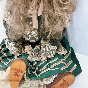 4AC064 ビスクドール 刻印ありCollectors Doll CD-132 全高約52cm(素人採寸)コレクターズドール 人形 ドール アンティーク レトロ 女の子の画像3