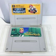 4AC077 スーパーファミコン 本体 スーパーマリオカート スーパーパーティラッシュ セット 中古 現状品 動作未確認_画像5