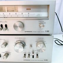 4AC105 Pioneer アンプ SA-8900 チューナー TX-8800 2台セット オーディオ 音響機器 中古 現状品 通電ok 動作未確認_画像3