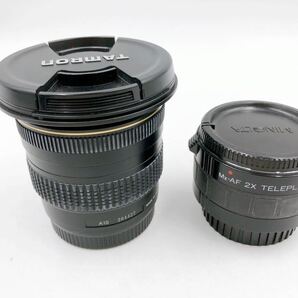 4AD066 カメラレンズ 4点まとめ MINOLTA×2 TAMRON×2 AF 19-35 1:3.5-4.5 Φ77 ブラック 中古 現状品 動作未確認の画像6