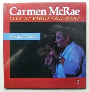 ◆ CARMEN McRAE / Live at Birdland West / Fine and Mellow ◆ Concord Jazz CJ-342 ◆ V