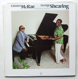 ◆ CARMEN McRAE - GEORGE SHEARING / Two For The Road ◆ Concord Jazz CJ-128 ◆