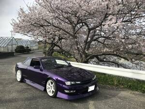 Nissan S14Silvia turboマニュアルボディ ドリvehicle　Ready for drifting Vehicle inspection： 令和 1995September