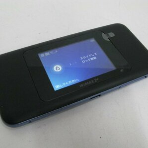 AU HWD37 W06 Speed Wi-Fi Next ブラック×ブルー 【M3369】の画像1