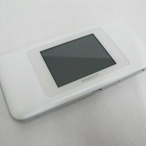 AU HWD37 W06 Speed Wi-Fi Next ホワイト×シルバー 【M3353】の画像3