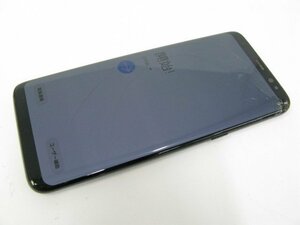 ドコモ SC-02J Galaxy S8 Midnight Black 【M3566】