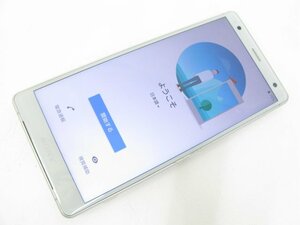 SIMフリー au SOV37 Xperia XZ2 Liquid Silver バッテリー判定 80％以上 SIMロック解除済【M0004】