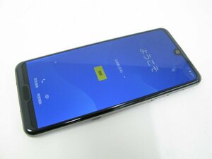 ソフトバンク 808SH AQUOS R3 プレミアムブラック SIMフリー SIMロック解除済 【M3719】