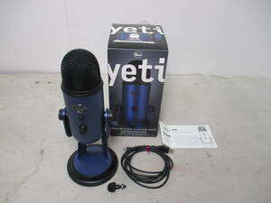 Logicool G/ロジクールG ゲーミングマイク Blue Yeti[A00132] ミッドナイトブルー USBマイク コンデンサーマイク ゲーム 配信(7-2-3)