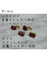 ハンドメイド 金属アレルギー対応 イヤリング or ピアス ユニコーン キュービックジルコニア チャーム_画像3