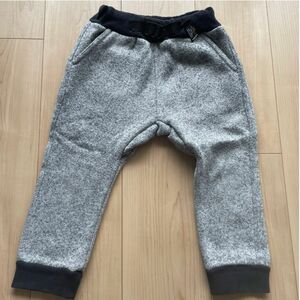 ◎（７０）子供服　サイズ100 裏起毛　長ズボン　breeze スウェットパンツ グレー　ウエストゴム