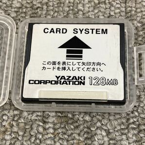 送料無料 中古 矢崎 デジタルタコグラフ CF カード YAZAKI 128MB ⑦