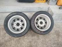 当時物レース用ハヤシ？13インチ10J PCD114.3 リムキズあり　街道レーサーハコスカケンメリブタケツ_画像6