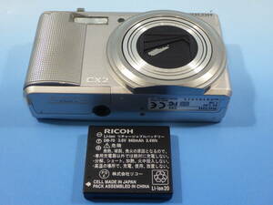 CX2 digital camera body . battery DB-70 only RICOH Ricoh digital camera repair * part removing for junk 