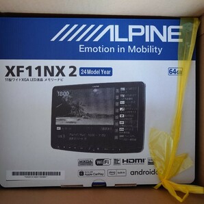 ALPINE 2024年度地図モデル XF11NX2 新品 未使用 送料込みの画像1