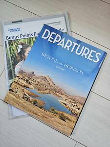 American Express(アメックス)　　プラチナ会報誌　DEPARTURES　最新号　２０２４.０３．２８着　豪華絢爛な旅、物、美容、イベント掲載