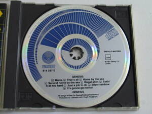 BLUE FAN LABEL[W.Germany запись ]GENESIS / VERTIGO GENESIS 814 287-2 01 все серебряный .. надеты запись 