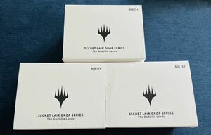 【新品未開封 3Box】MTG SECRET LAIR The Godzilla Lands ゴジラランド 3ボックス unopened 3box set