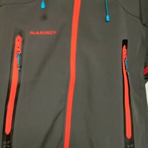 未使用 試着のみ 良品 MAMMUT マムート dryskin schoeller 社 マウンテンジャケット ソフトシェル Switzerland XS 日本サイズ Mの画像2