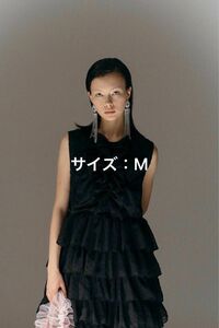 最終下げ！ラスト1点！Bibiy SARA RUFFLED MIDI DRESS