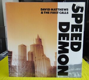 LP/ELECTRIC BIRD デヴィッド・マシューズ DAVID MATTHEWS & THE FIRST CALLS『スピード・デモン』（非売品）(ルー・ソロフ他)