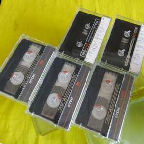 メタル・カセットテープ6巻他4巻『TDK MA-60,DENON MD 50他4巻/全10巻』収納ケース付の画像2