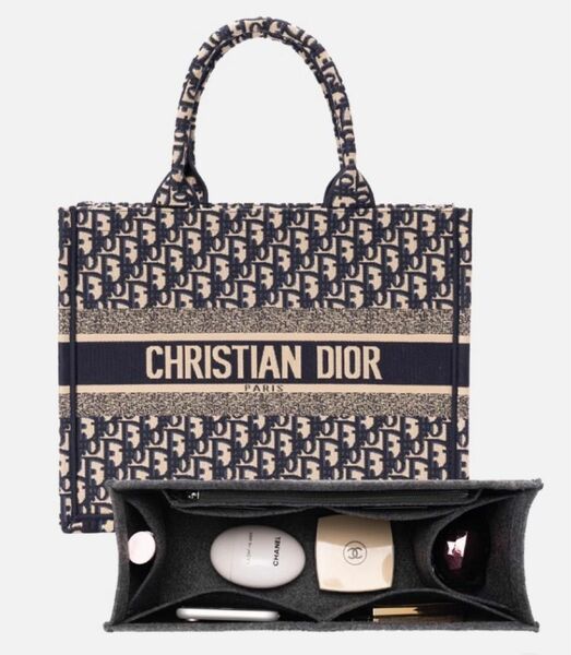 ディオール BookTote ブックトート バッグインバッグ ミディアム 収納 バッグ Dior オシャレ シンプル 