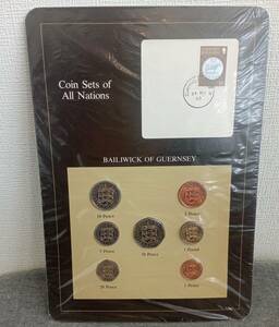 #1605V【フランクリンミント社/Coin Sets of All Nations/BAILIWICK OF GUERNSEY/現状品】ガーンジー島 アンティークコイン 保管品