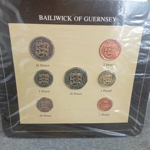 #1605V【フランクリンミント社/Coin Sets of All Nations/BAILIWICK OF GUERNSEY/現状品】ガーンジー島 アンティークコイン 保管品の画像2